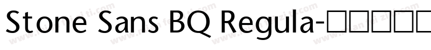 Stone Sans BQ Regula字体转换